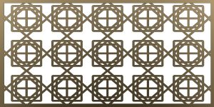 Lézervágott lemez geometrikus minta 27