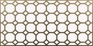 Lézervágott lemez geometrikus minta 08