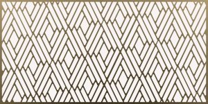 Lézervágott lemez geometrikus minta 13