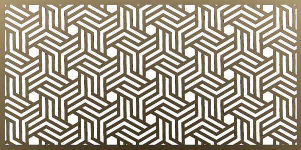 Lézervágott lemez geometrikus minta 18